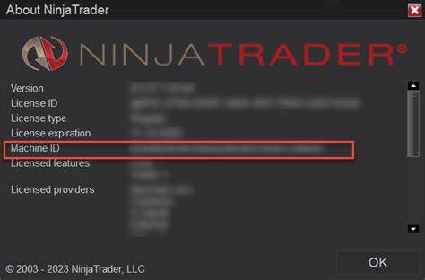 Ninjatrader Machine ID Ninjatrader Machine ID